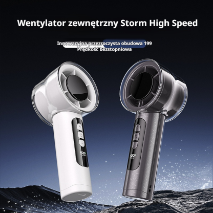 Wentylator ręczny o dużej prędkości – mini wentylator do akademika