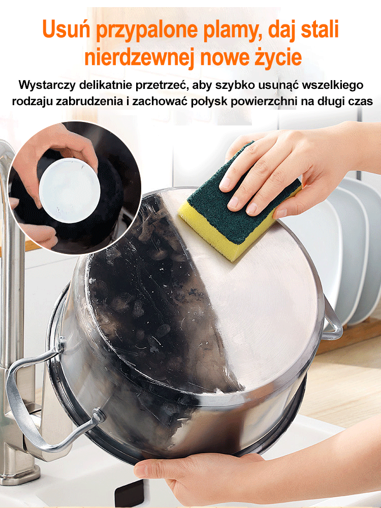 Wielofunkcyjna Pasta Czyszcząca na Bazie Oleju Kokosowego🥥 - Usuwa Uporczywy Brud - 100% Naturalna ✨