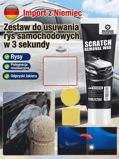 [Technologia Nano-Fusion] ✨ Zestaw do naprawy rys na samochodzie — Całkowicie usuń rysy! Bezpieczny, nietoksyczny i bezzapachowy środek naprawczy!