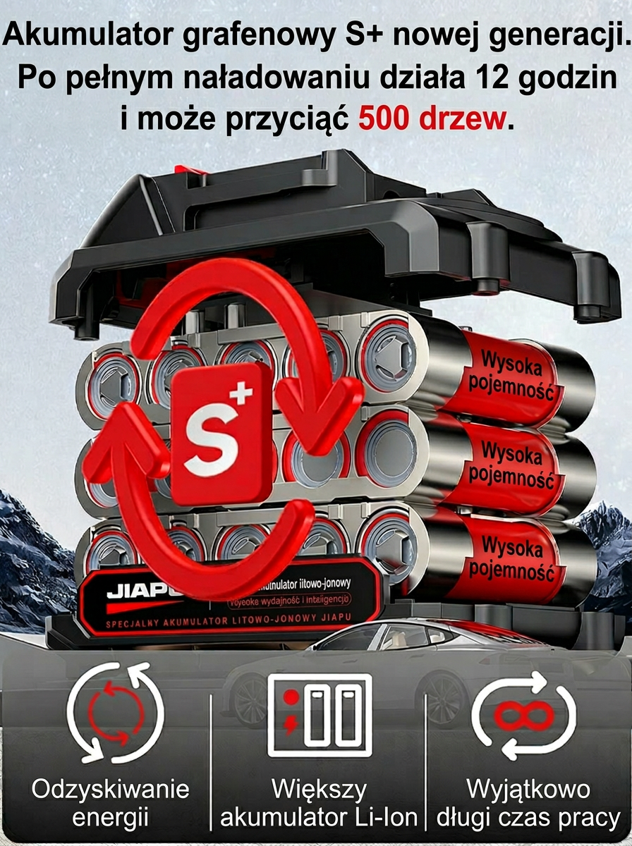 【Ostre i trwałe】Szybkie elektryczne nożyce do grubych gałęzi JL z akumulatorem litowym