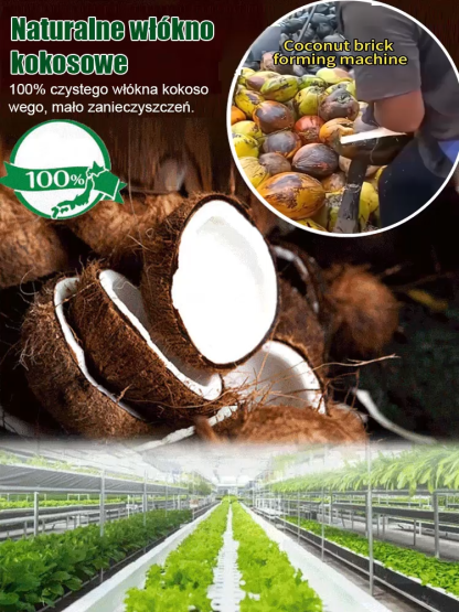  Dziesięcioletnia ziemia odżywcza z włókna kokosowego bez potrzeby nawożenia🌿Zdrowe Korzenie i Obfite Plony