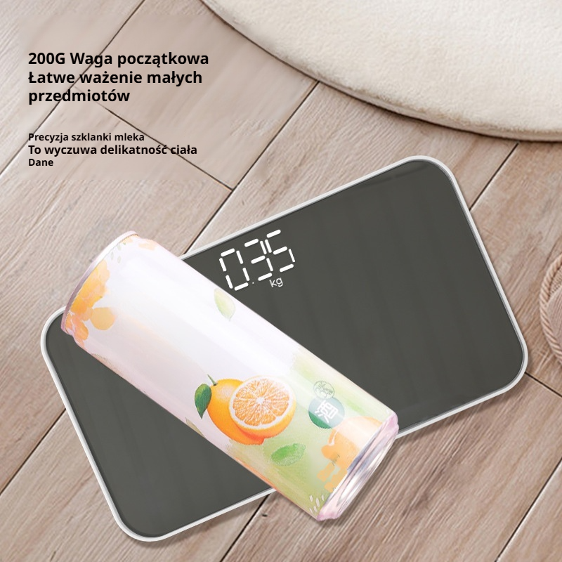 Mini elektroniczna waga domowa do pomiaru masy ciała i tłuszczu