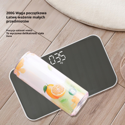Mini elektroniczna waga domowa do pomiaru masy ciała i tłuszczu