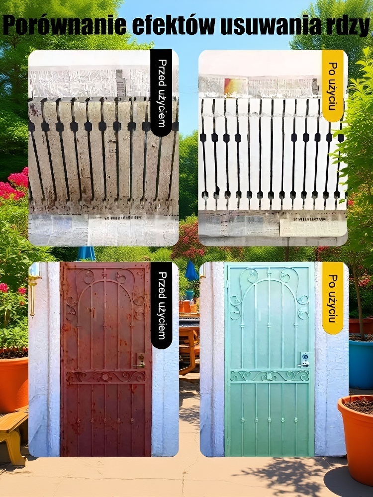  Profesjonalny Odrdzewiacz Wojskowy USA | Usuwa Rdzę w 3 Sekundy 🛡️ Ochrona Metalu na 50 Lat 