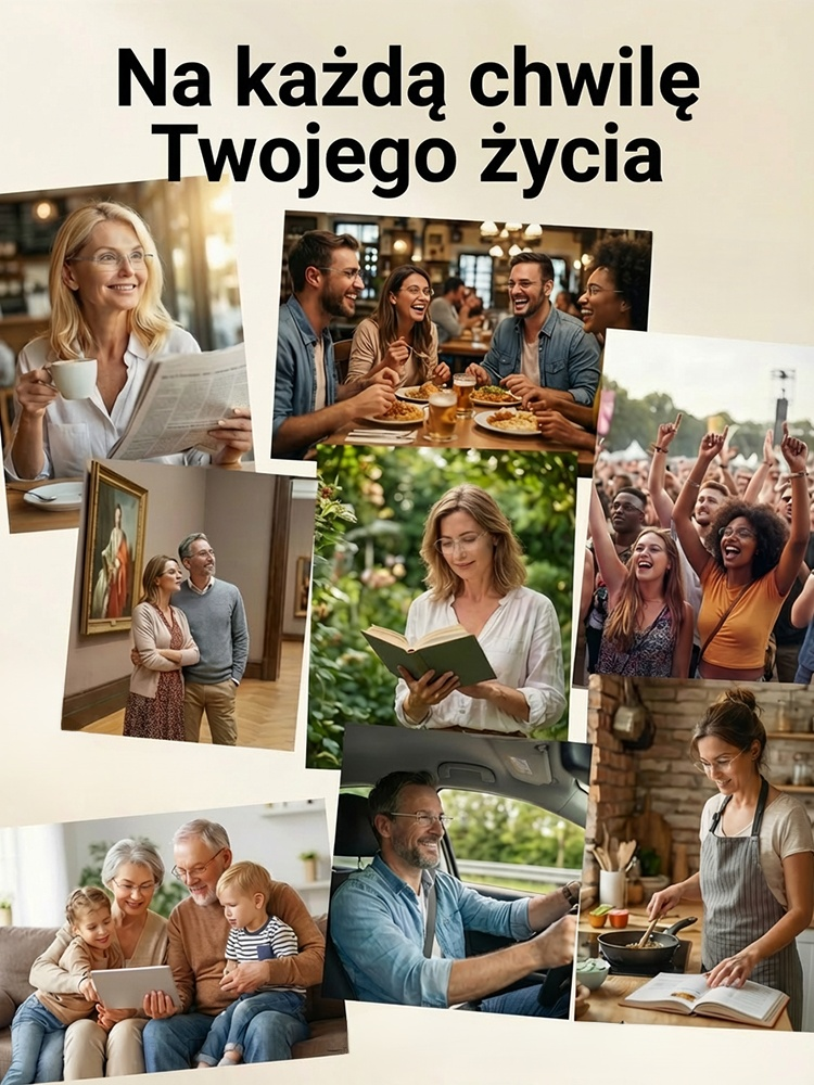 Niemieckie Okulary Samoregulujące z Płynnym Autofokusem👓Szwajcarski TR90 i Powłoka Anty-Para✨Ochrona Niebieskiego Światła🇩🇪 Likwidacja Magazynu Granicznego