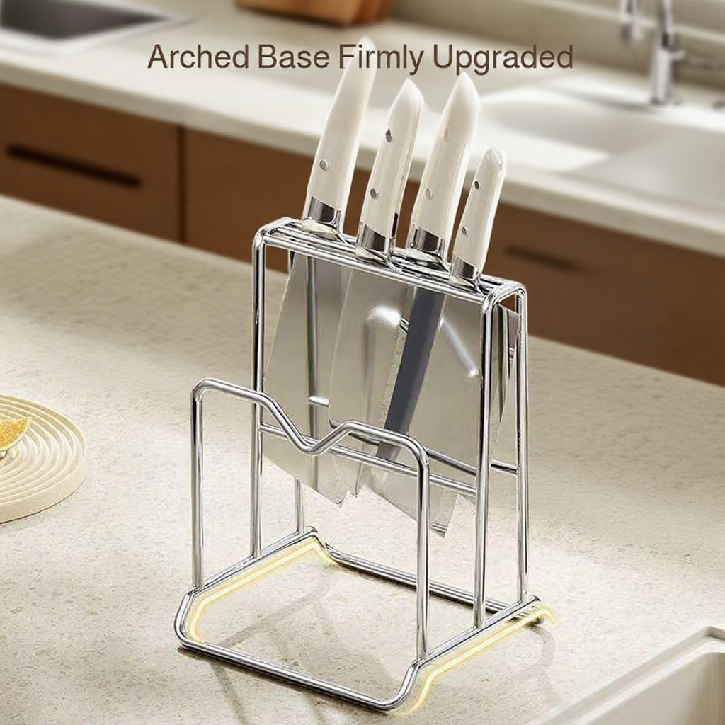 Household Draining Rack for Knives and Cutting Boards