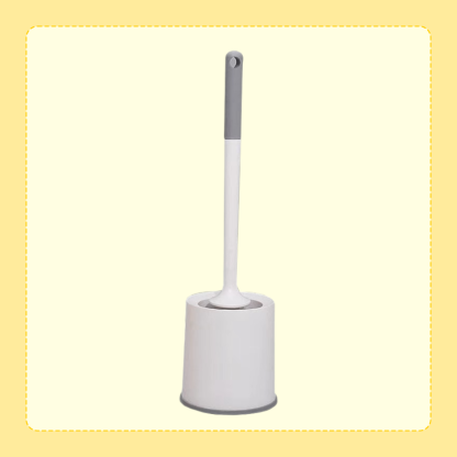 Household Toilet Brush Set for Bathroom, 360° Clean with Holder