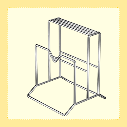 Household Draining Rack for Knives and Cutting Boards