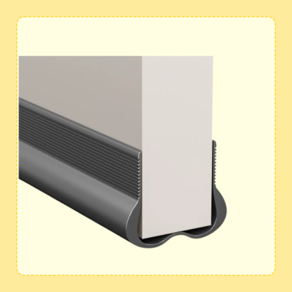 Curved door bottom sealing strip mute windproof sticker