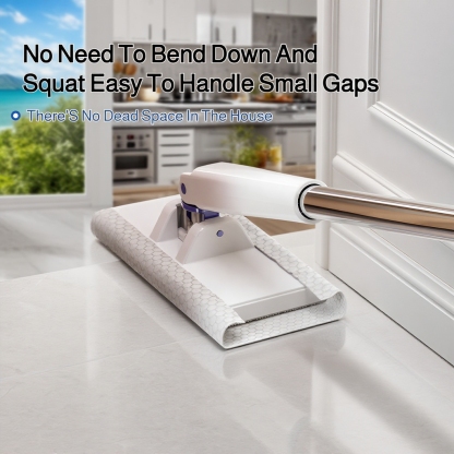 Household Bathroom Mini Mop - No Dirty Hands, Convenient Cleaning