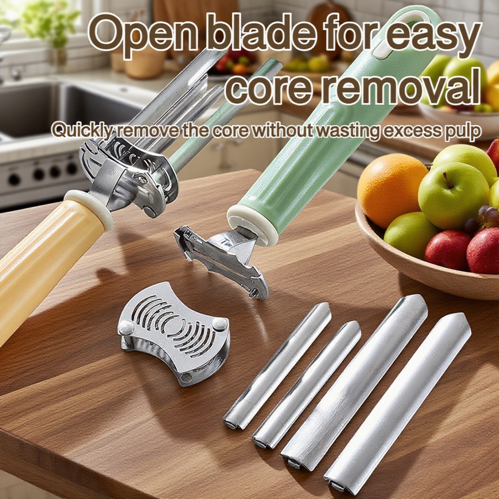 Household fruit corer adjustable stainless steel pear corer water corer kitchen corer tool