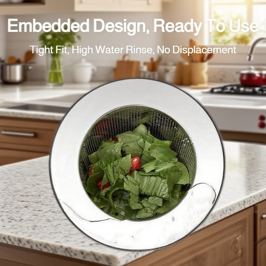 Stainless steel sink strainer for washbasin Sink drain anticlogging sink strainer