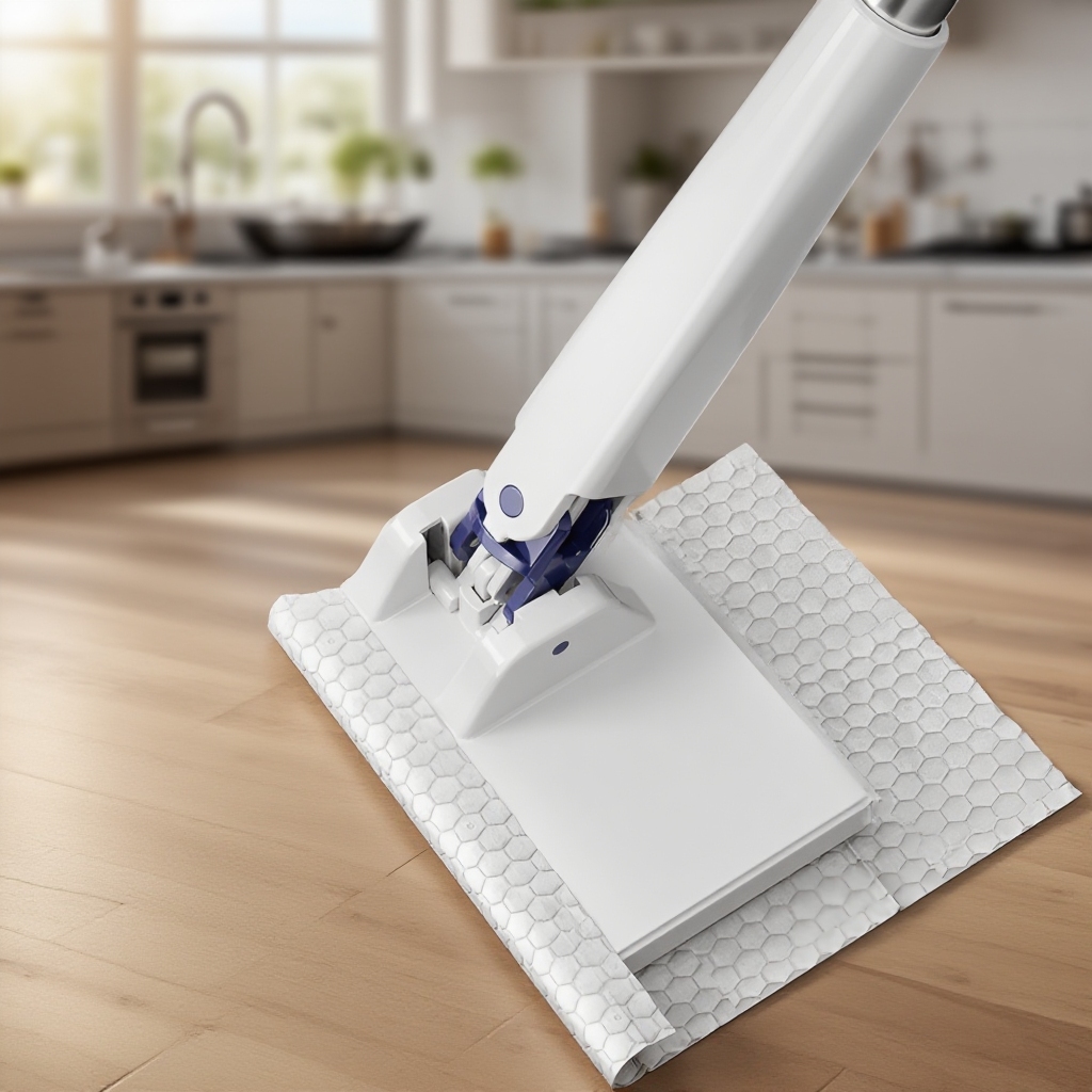 Household Bathroom Mini Mop - No Dirty Hands, Convenient Cleaning