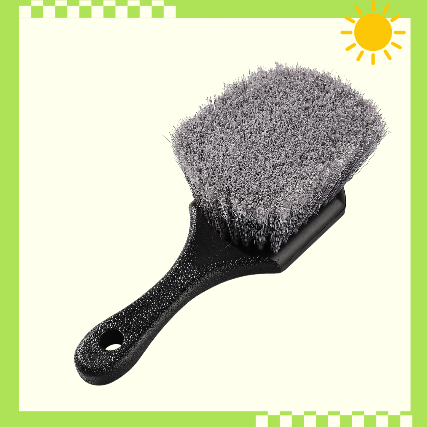 Nylonowa szczotka do czyszczenia szczelin kół samochodowych