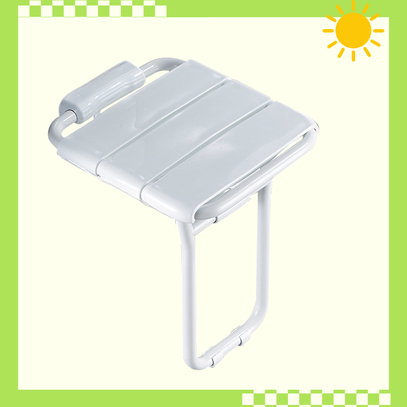 Składane siedzisko łazienkowe z nogami dla seniorów