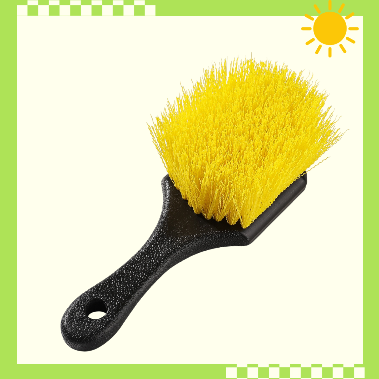 Nylonowa szczotka do czyszczenia szczelin kół samochodowych