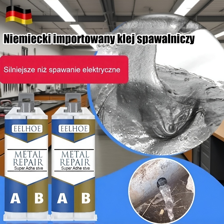 💥【Supermocny klej naprawczy】Klej odlewniczy, który naprawia pęknięcia w 1 minutę! Nasz klej wystarcza na 20 lat 💪