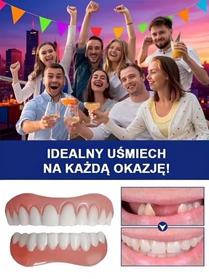  Zestaw estetycznych nakładek na zęby😁 Jedz wszystko bez obaw! Nasz zestaw nakładek pasuje idealnie, jest stabilny i daje naturalny uśmiech ✨