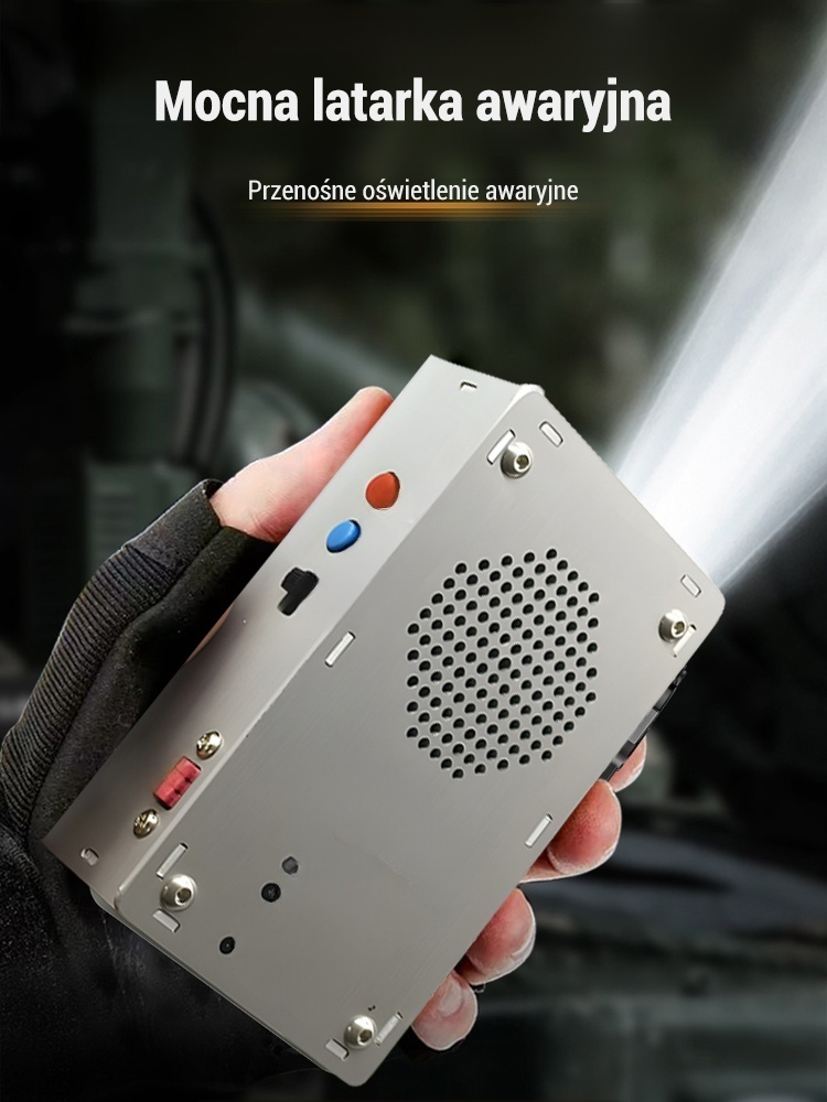 🔥【Oficjalny oryginalny produkt】Radio awaryjne z korbką do rozruchu, zapłonem i funkcjami oświetlenia 🔋Niezależne źródło zasilania ☀️Nigdy się nie wyczerpie 💧Wojskowe radio wodoodporne IPX8