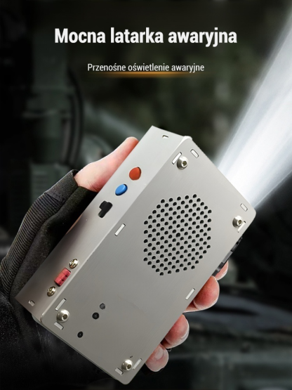 🔥【Oficjalny oryginalny produkt】Radio awaryjne z korbką do rozruchu, zapłonem i funkcjami oświetlenia 🔋Niezależne źródło zasilania ☀️Nigdy się nie wyczerpie 💧Wojskowe radio wodoodporne IPX8