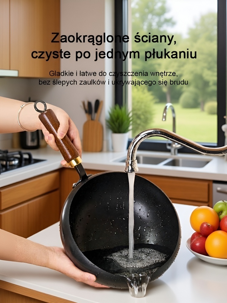 🔥 Lekki ręcznie kuty garnek, gotuj zdrowo i wygodnie każdego dnia