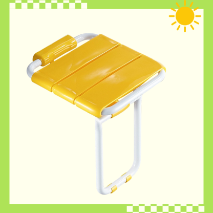 Składane siedzisko łazienkowe z nogami dla seniorów