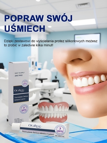  Zestaw estetycznych nakładek na zęby😁 Jedz wszystko bez obaw! Nasz zestaw nakładek pasuje idealnie, jest stabilny i daje naturalny uśmiech ✨