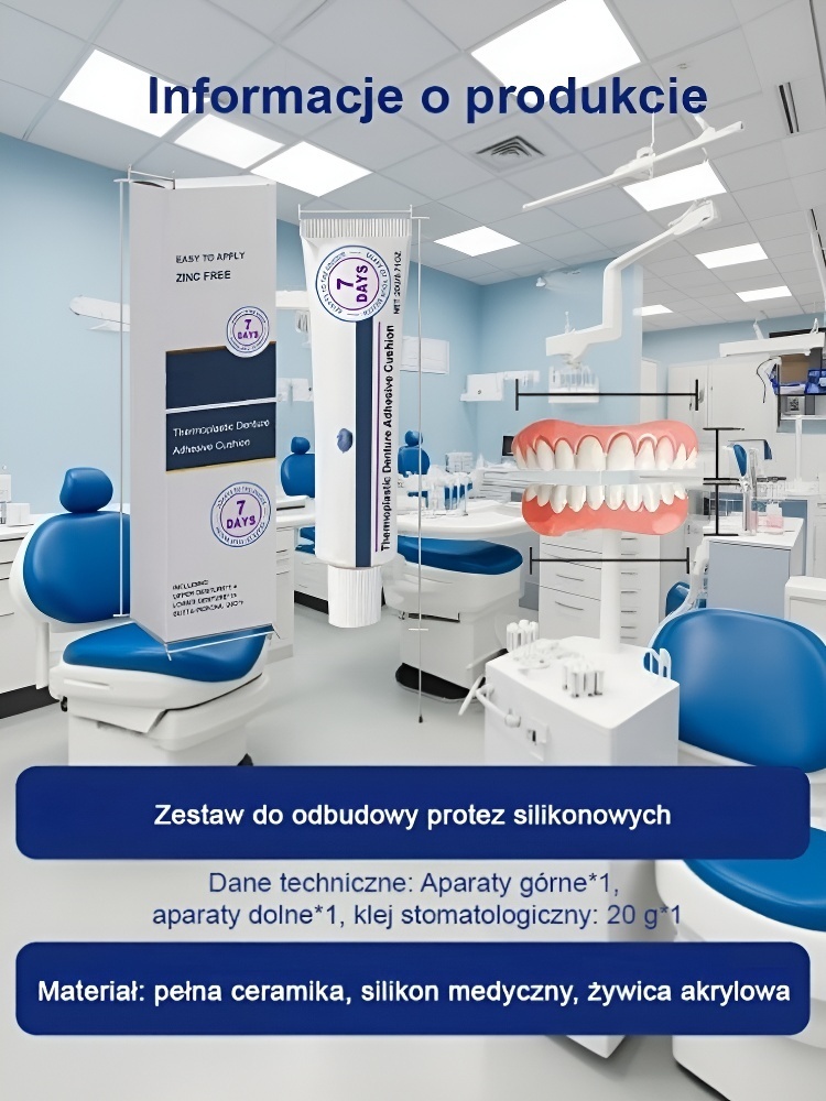  Zestaw estetycznych nakładek na zęby😁 Jedz wszystko bez obaw! Nasz zestaw nakładek pasuje idealnie, jest stabilny i daje naturalny uśmiech ✨