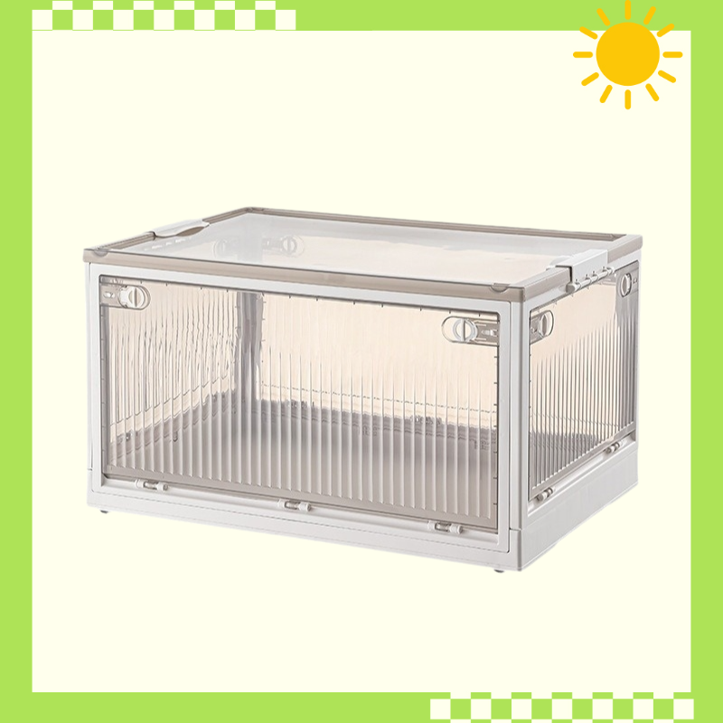 Składany plastikowy schowek na garderobę i kołdrę