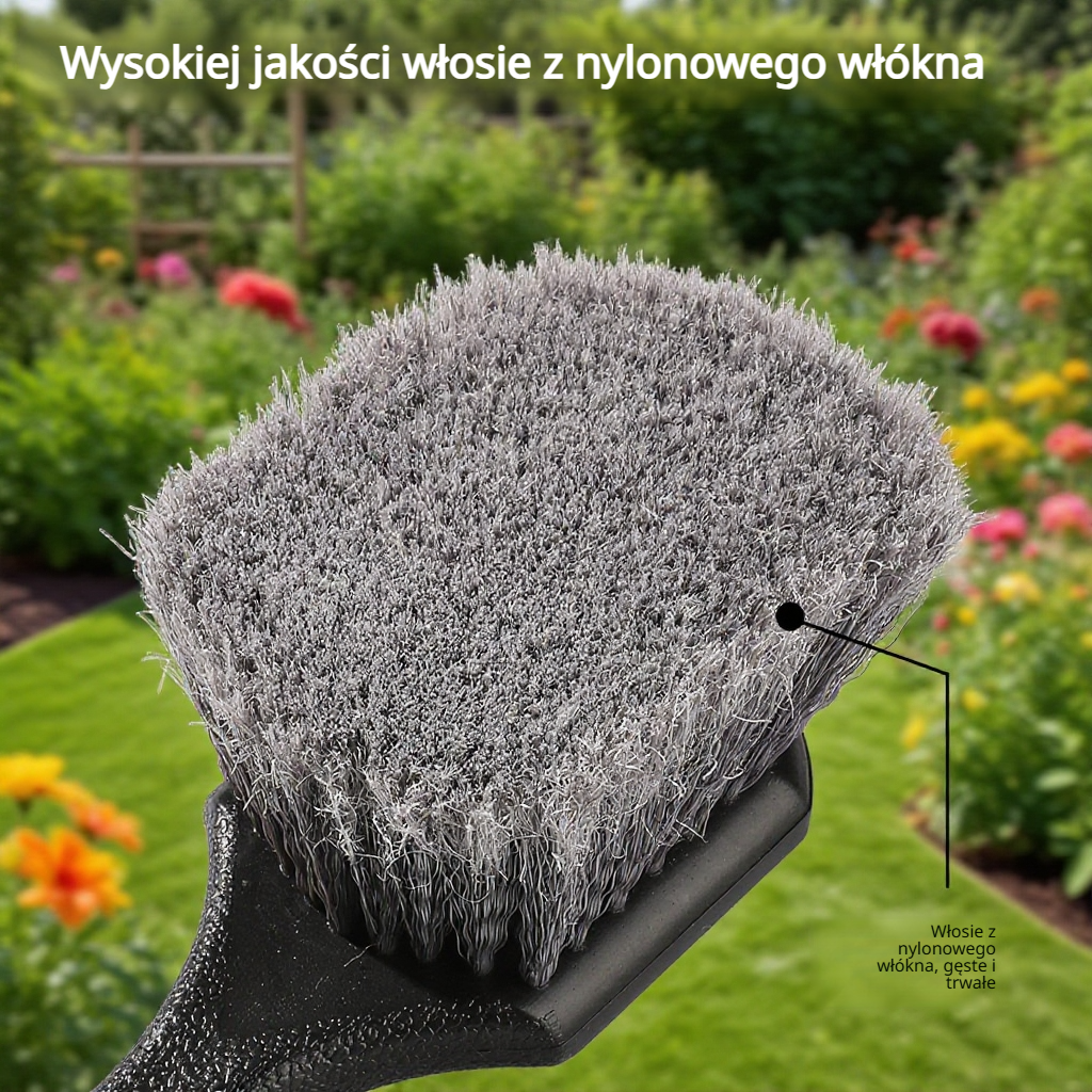 Nylonowa szczotka do czyszczenia szczelin kół samochodowych