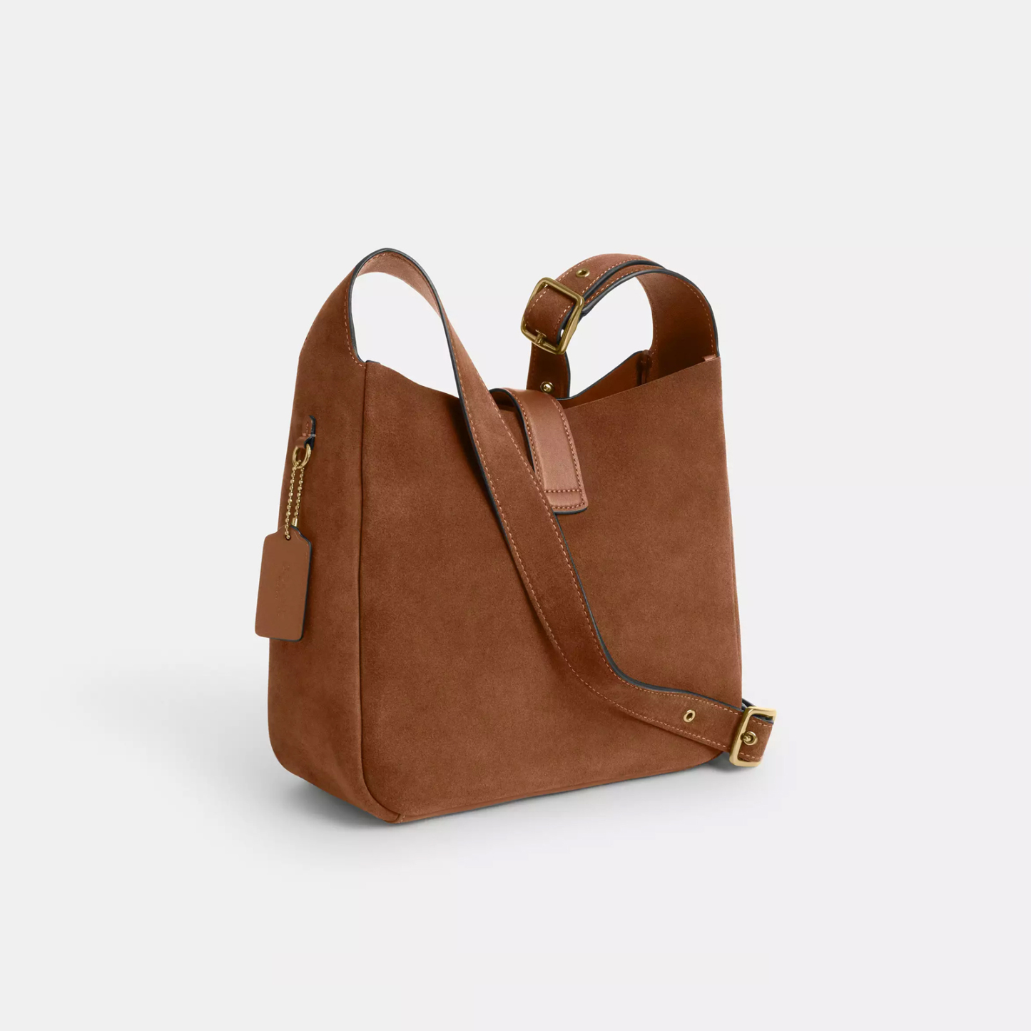 Hadley Convertible Crossbody Bag In Suede