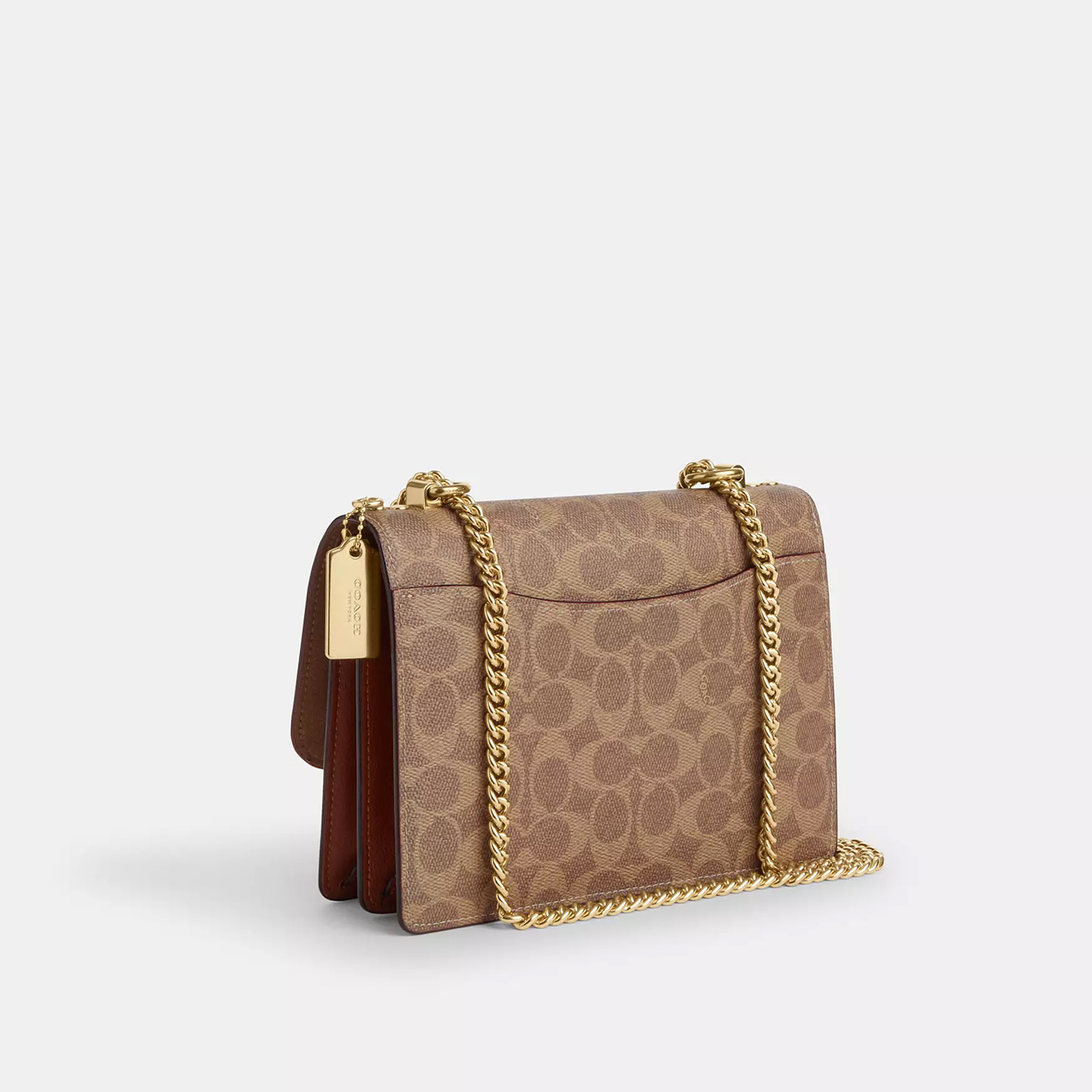 Klare Crossbody Bag In Signature Canvas With Rose Print