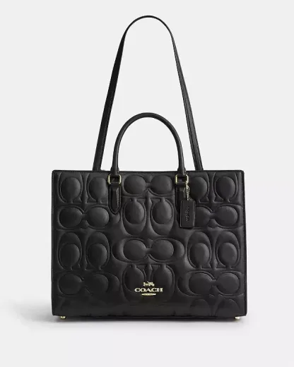 Maggie Tote Bag In Signature Leather CY672- New