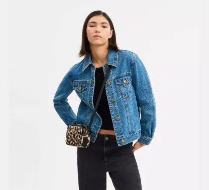 Mini Jamie Camera Bag With Leopard Print