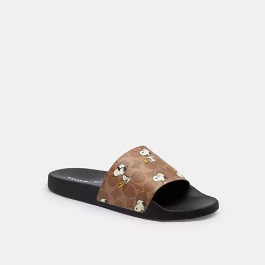 Cothtach X Peanuts Udele Sport Slide In Signature Canvas With Snoopy Print