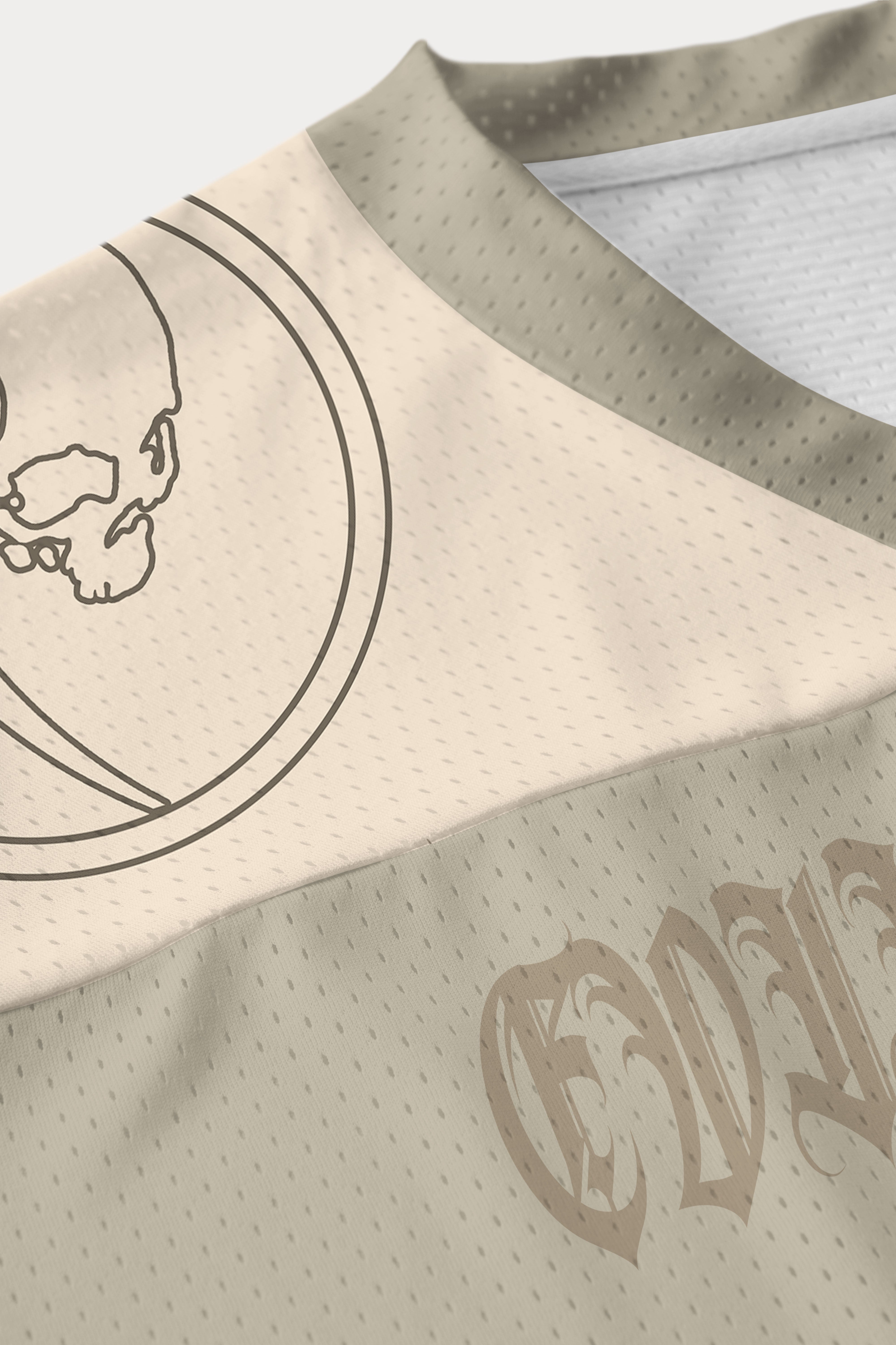 Evilnova Khaki NO.07 Mesh Sport Jersey-Evilnova