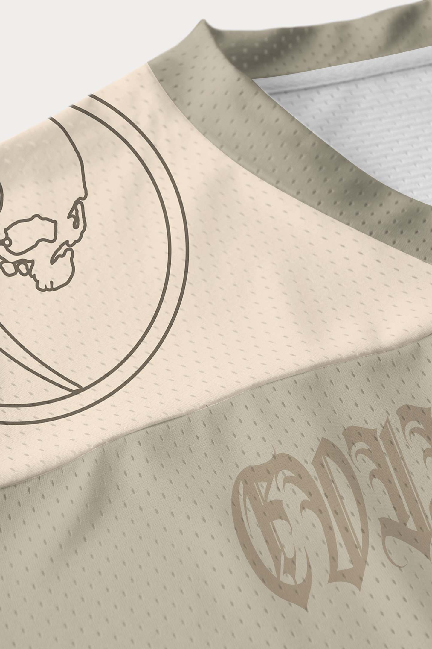 Evilnova Khaki NO.07 Mesh Sport Jersey-Evilnova