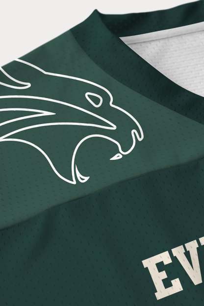 Evilnova Green NO.27 Mesh Sport Jersey-Evilnova