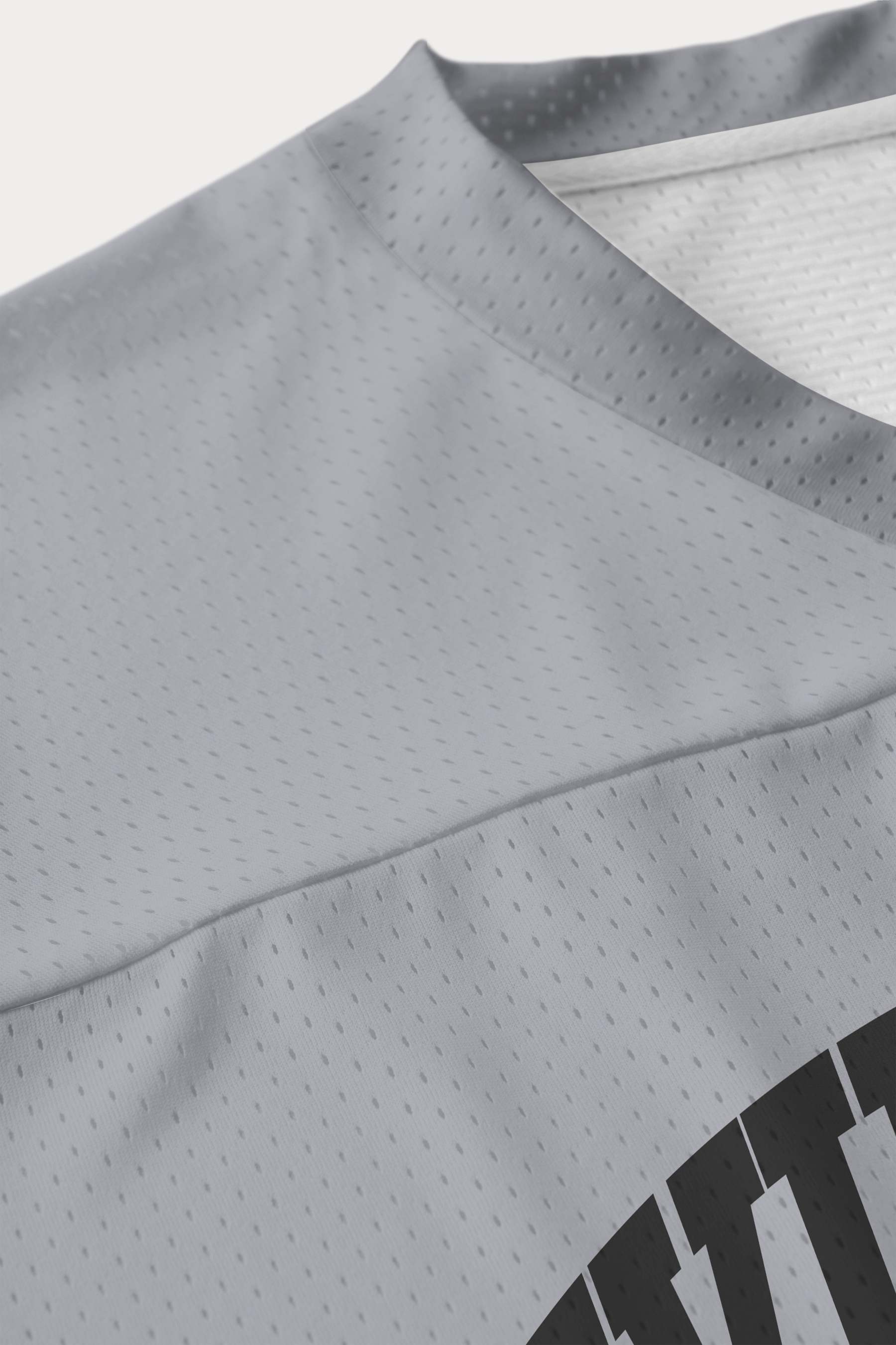 Evilnova Sport Gray Mesh Sport Jersey-Evilnova