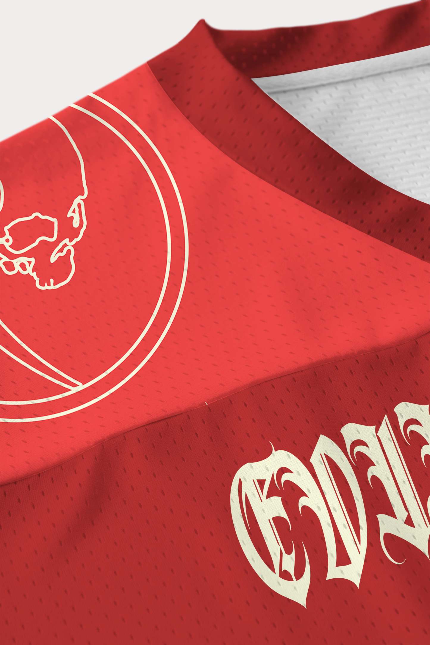 Evilnova Red NO.07 Mesh Sport Jersey-Evilnova