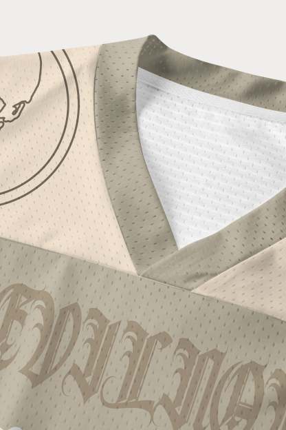 Evilnova Khaki NO.07 Mesh Sport Jersey-Evilnova