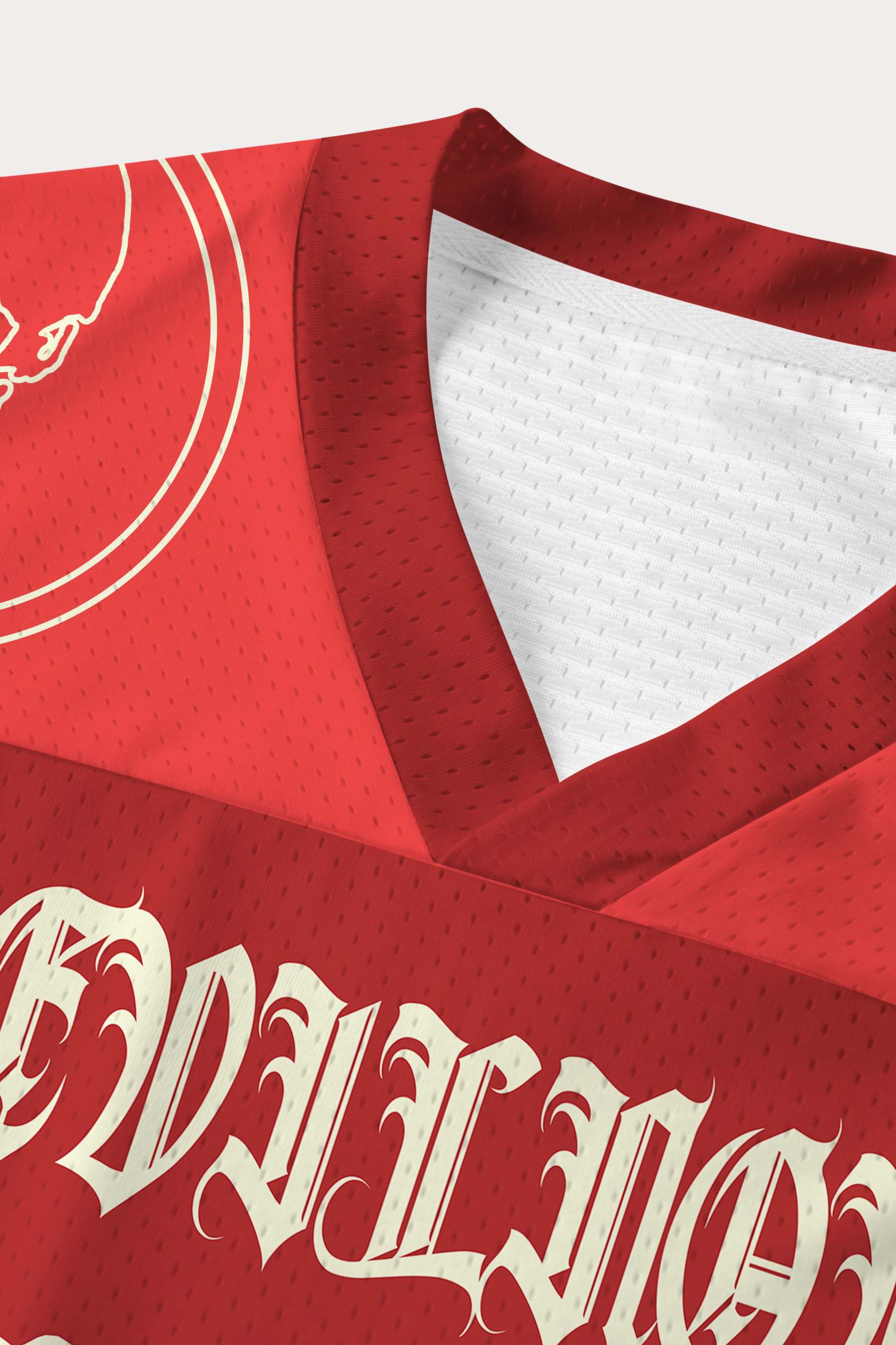 Evilnova Red NO.07 Mesh Sport Jersey-Evilnova