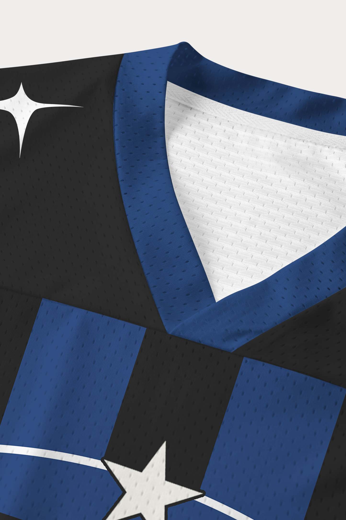 Evilnova Blue NO.66 Mesh Sport Jersey-Evilnova