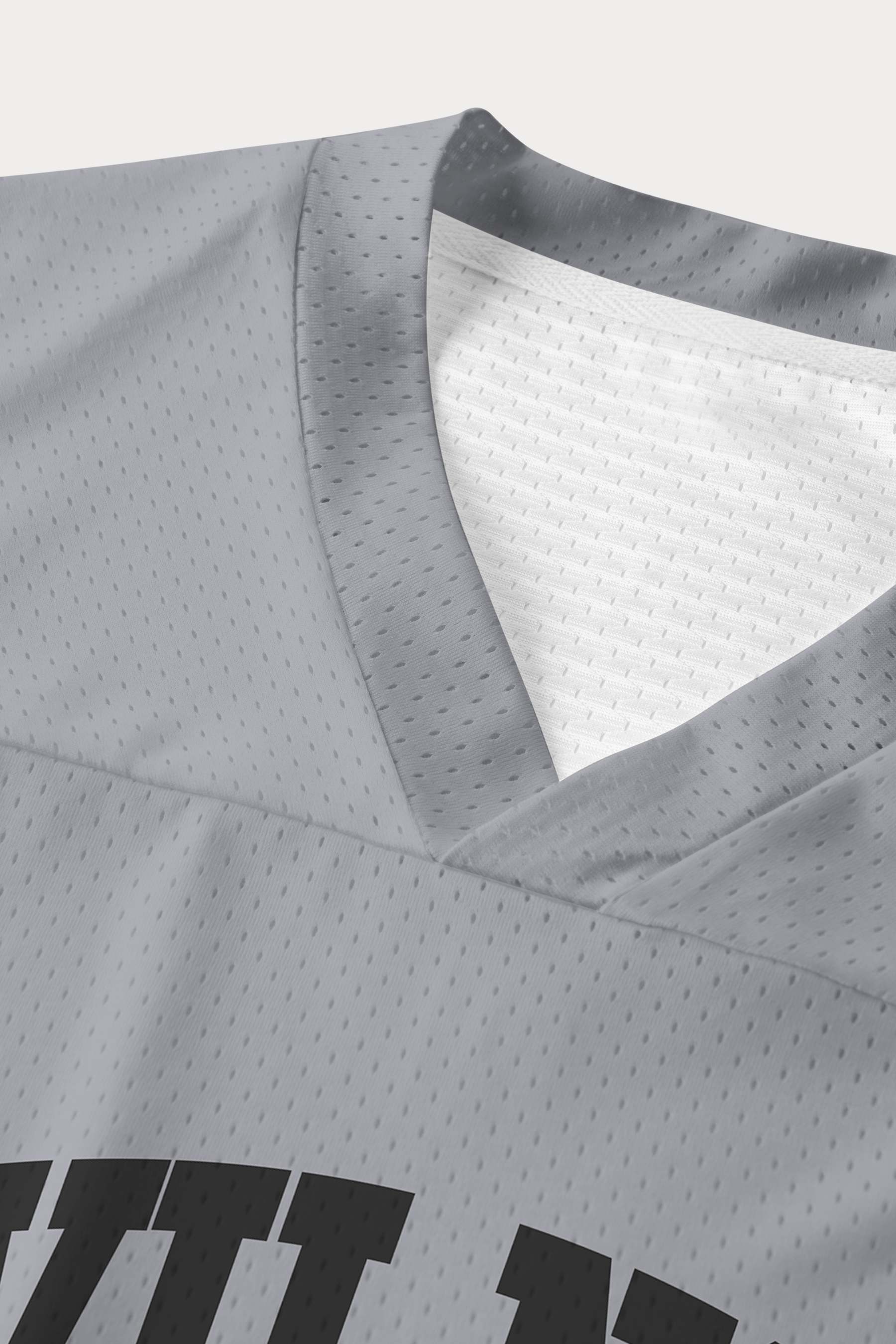 Evilnova Sport Gray Mesh Sport Jersey-Evilnova