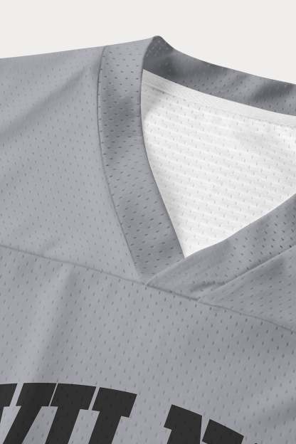 Evilnova Sport Gray Mesh Sport Jersey-Evilnova