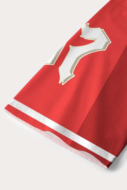 Evilnova Red NO.07 Mesh Sport Jersey-Evilnova