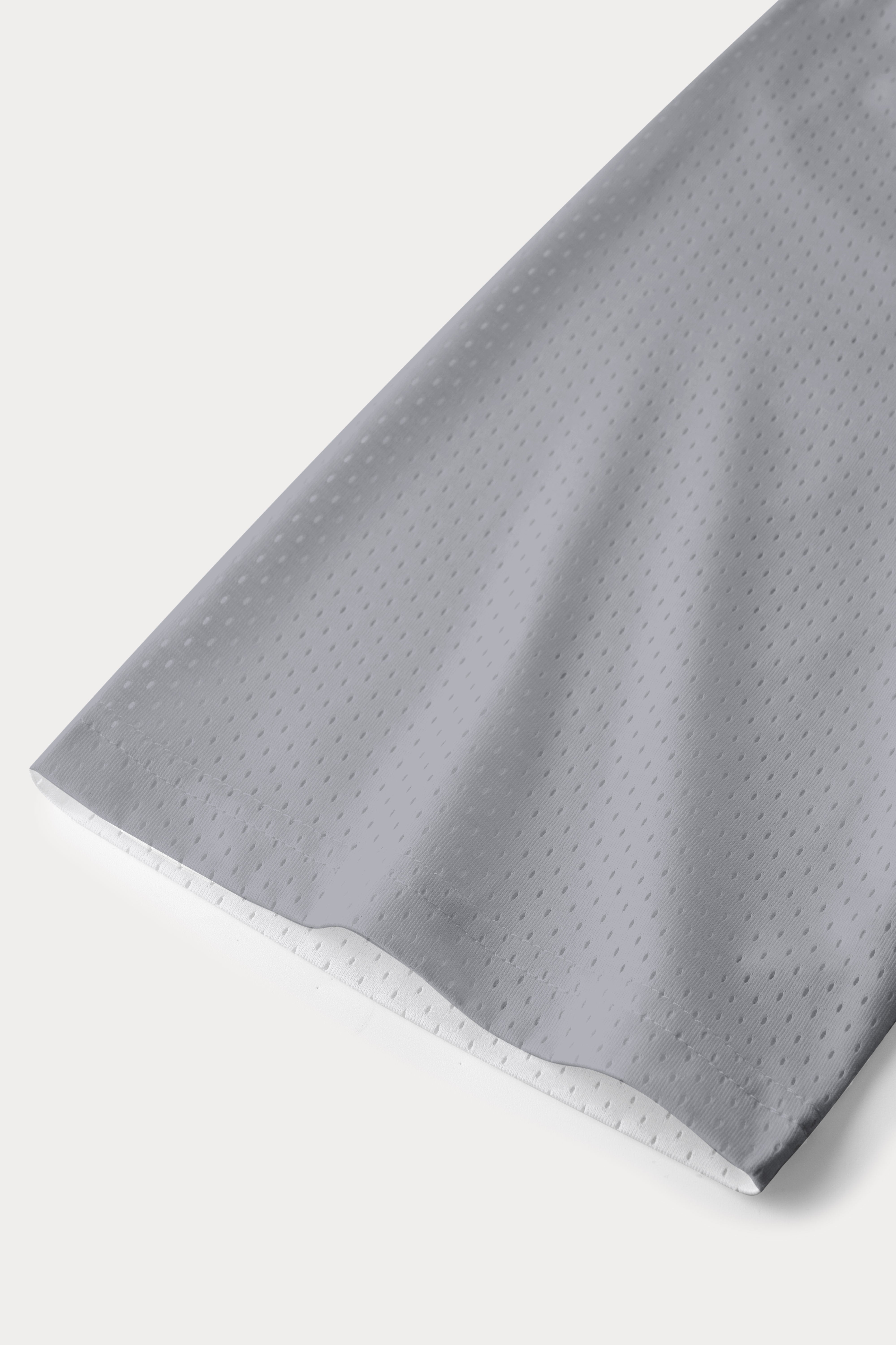 Evilnova Sport Gray Mesh Sport Jersey-Evilnova