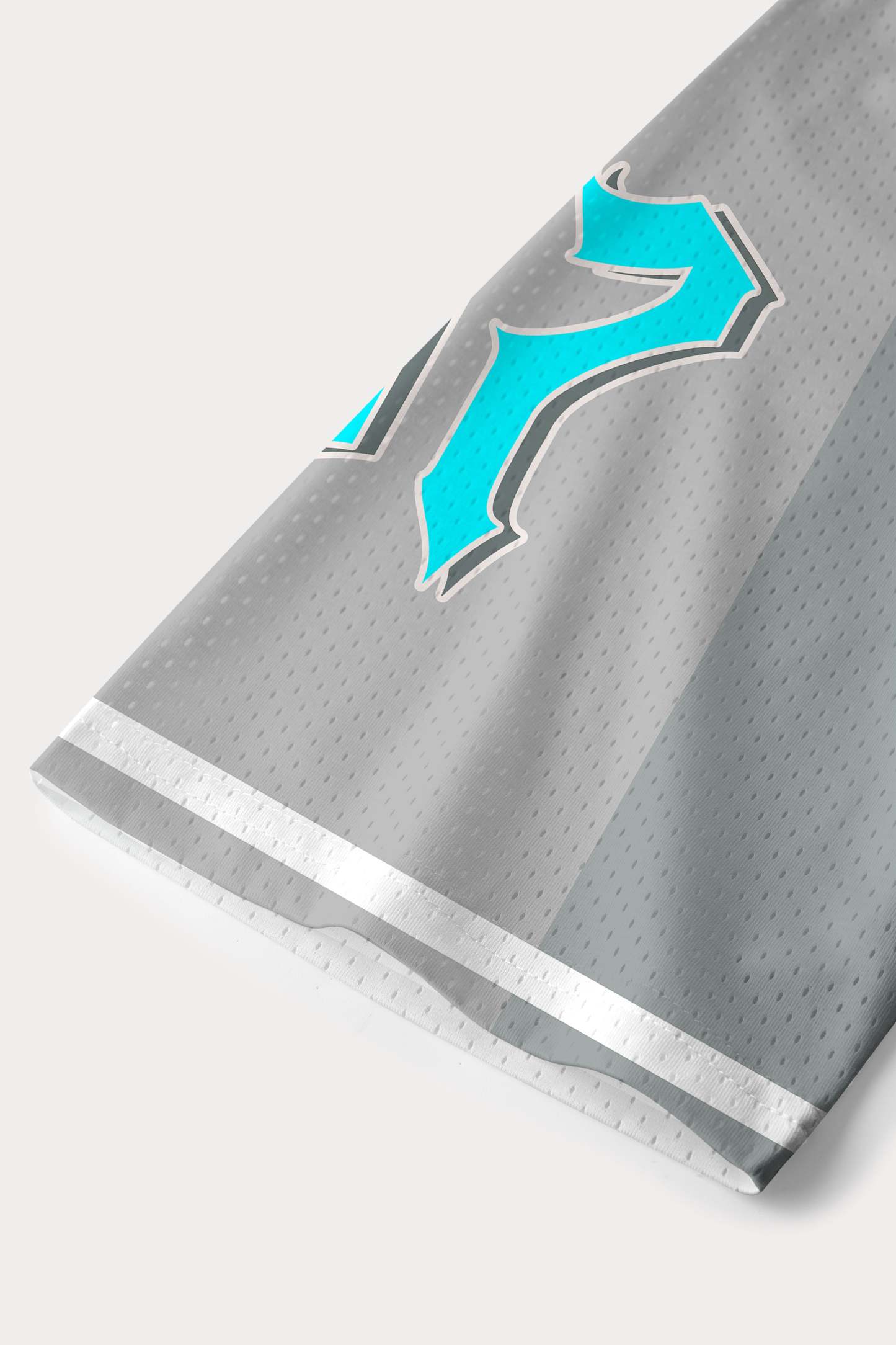 Evilnova Gray NO.07 Mesh Sport Jerse-Evilnova