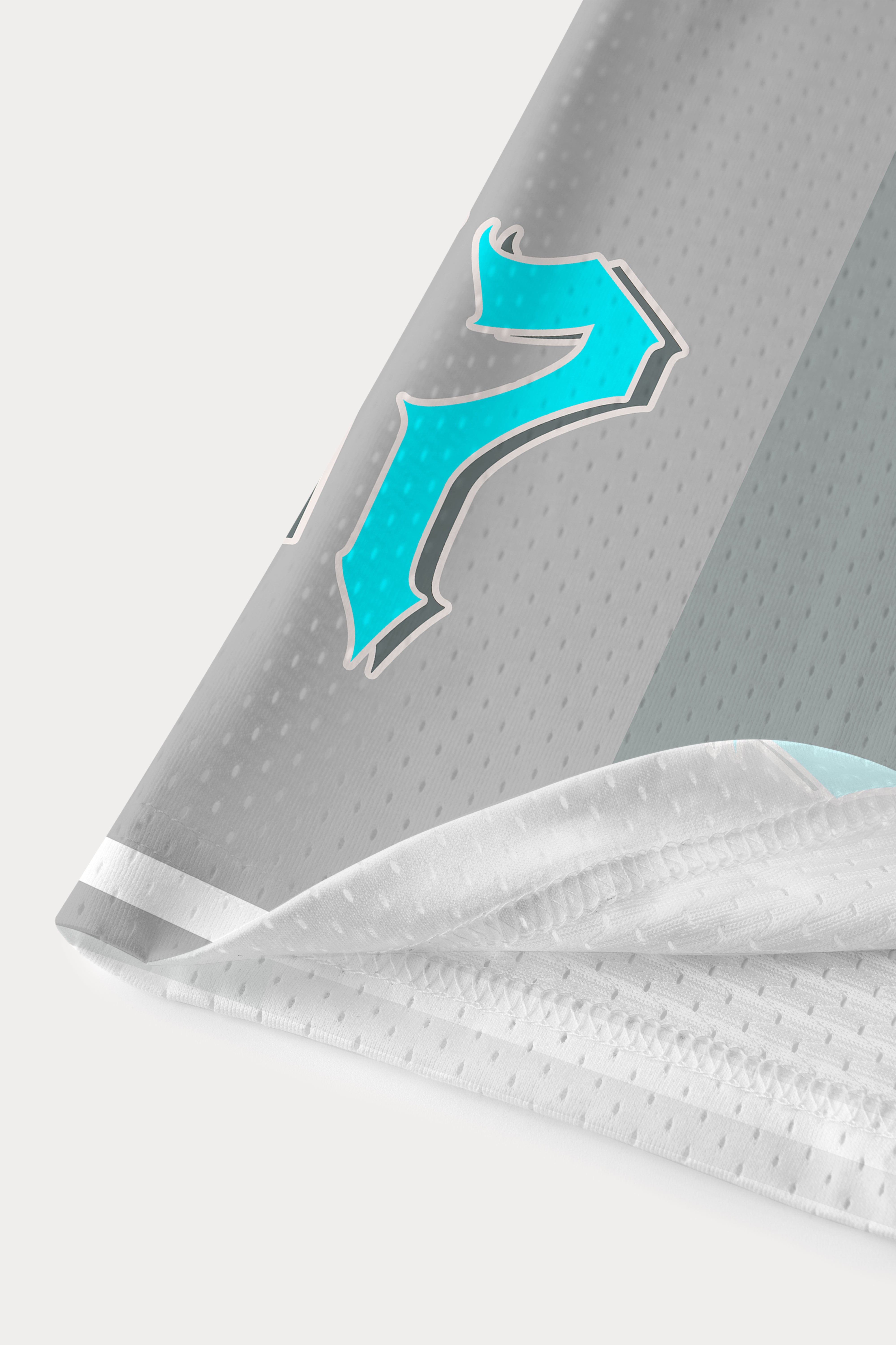 Evilnova Gray NO.07 Mesh Sport Jerse-Evilnova