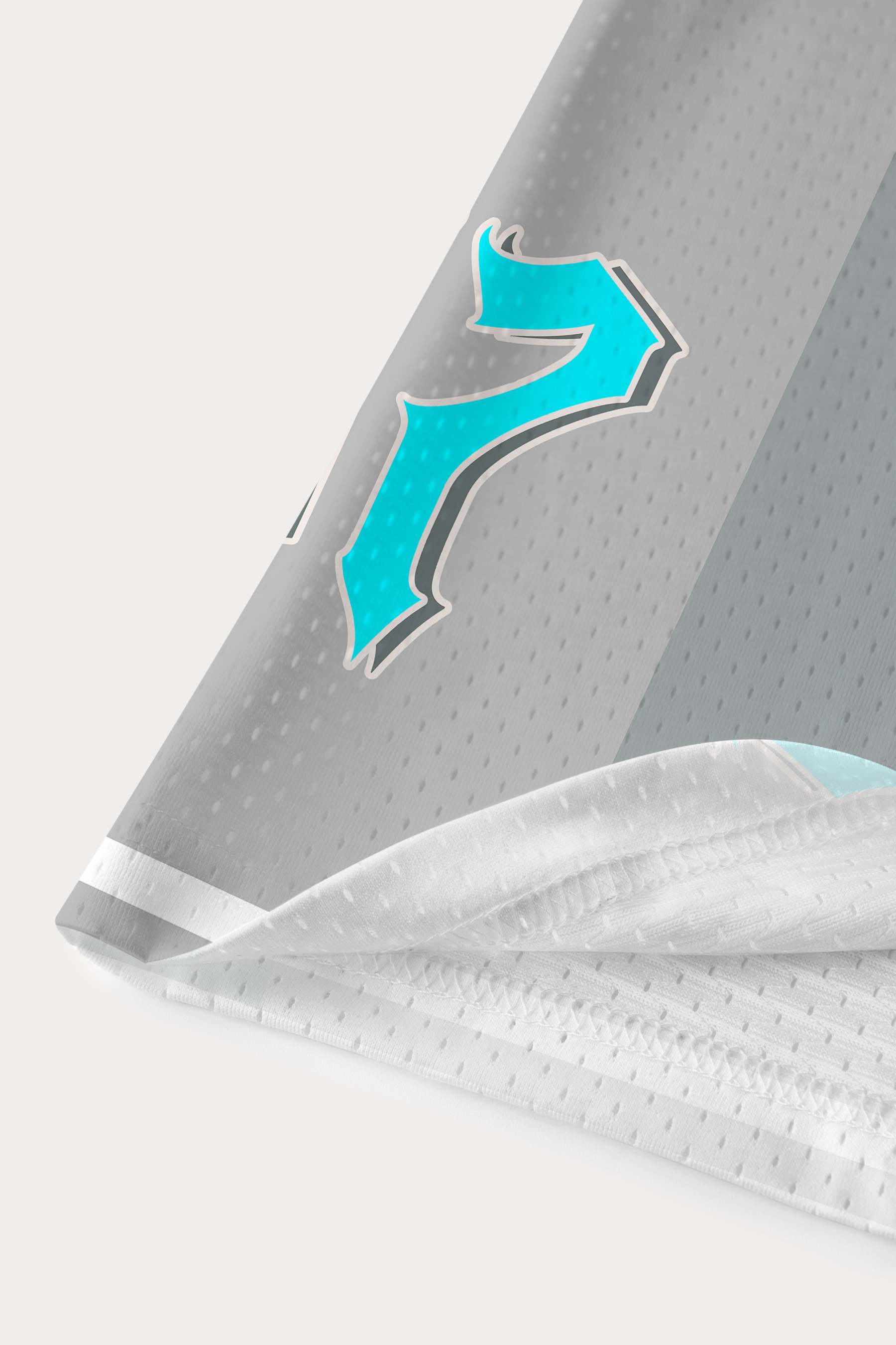 Evilnova Gray NO.07 Mesh Sport Jerse-Evilnova